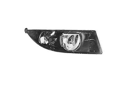 Feu antibrouillard avant droit, noir, lampe h8, avec feu de jour