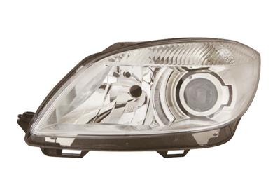 Phare avant gauche, chromé, lampe h7/h7, avec feux directionnels