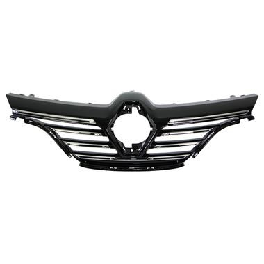 Grille de calandre, noire brillante, avec 7 moulures chromées, avec emplacements radars