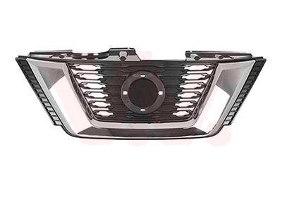 Grille de calandre, noire et chromée