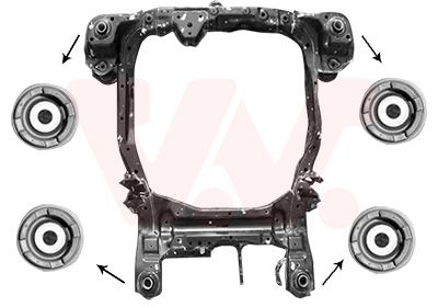 Berceau moteur avant