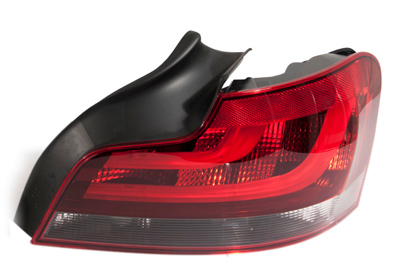 Feu arrière droit, rouge et blanc, foncé,  modèle coupé/cabriolet, à partir de 04/2011