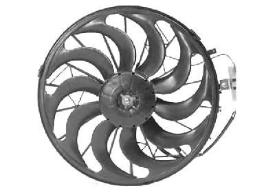 Cadre avec hélice et moteur ventilateur, modèle avec climatisation à partir de 10/1992
