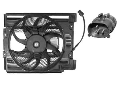 Cadre avec hélice et moteur ventilateur, modèle avec climatisation à partir de 1997