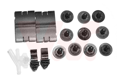 Kit agrafes de capot moteur