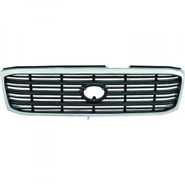 Grille de calandre, noire/chromée