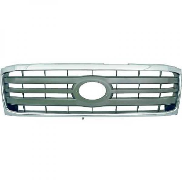 Grille de calandre, chromée/grise