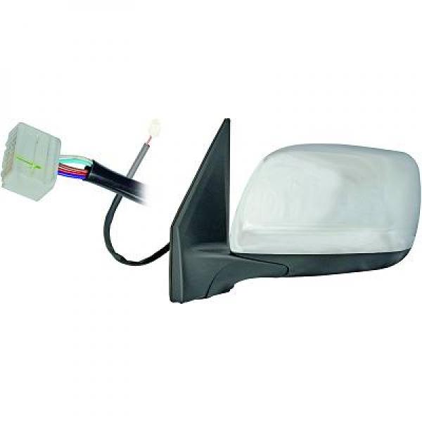 Rétroviseur gauche, chrome, électrique, rabattable électriquement, chauffant