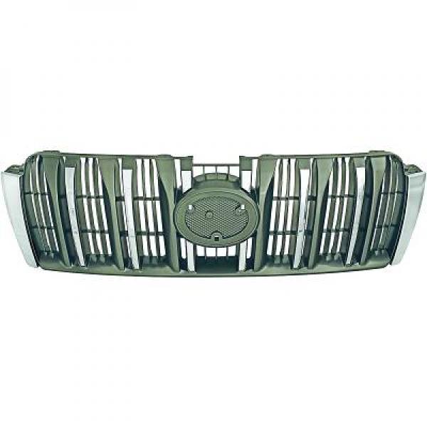 Grille de calandre, chromée/noire