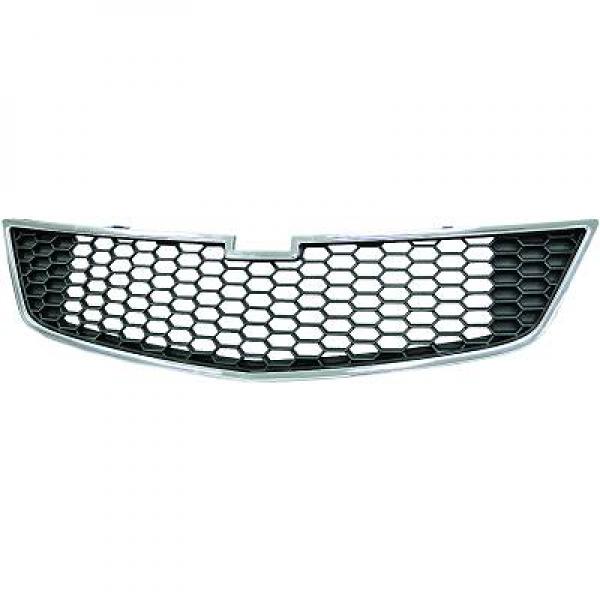Grille de calandre, inferieure, chromée, sauf modèle sport