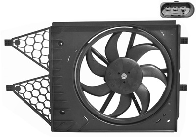 Cadre avec hélice et moteur ventilateur, modèle 1.2/1.4 tfsi