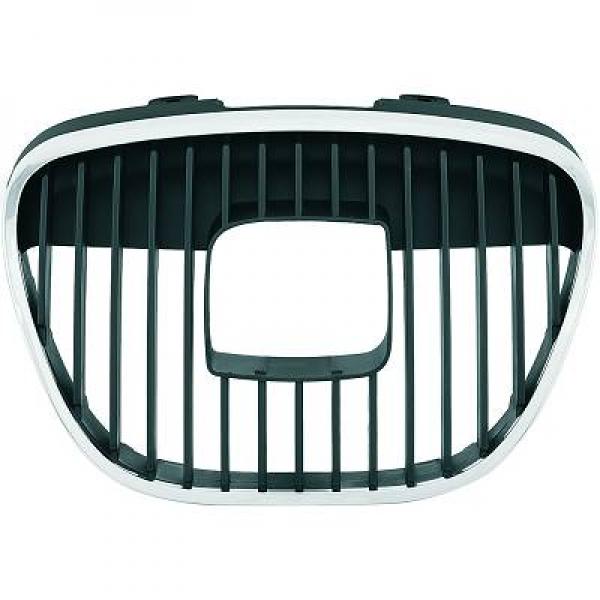 Grille de calandre, centrale, chromée