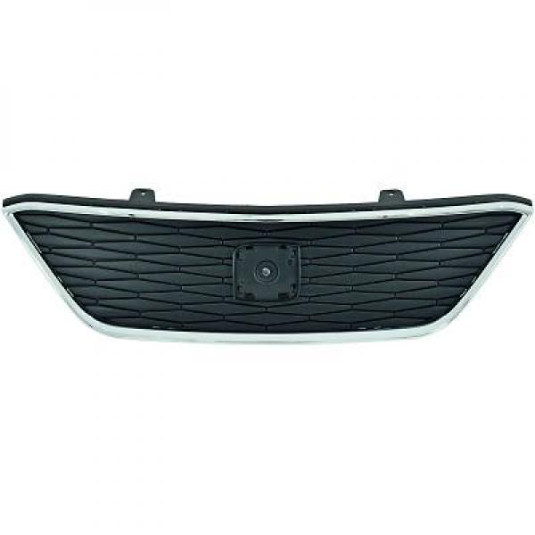Grille de calandre, noire avec moulure chromée, modèle sport