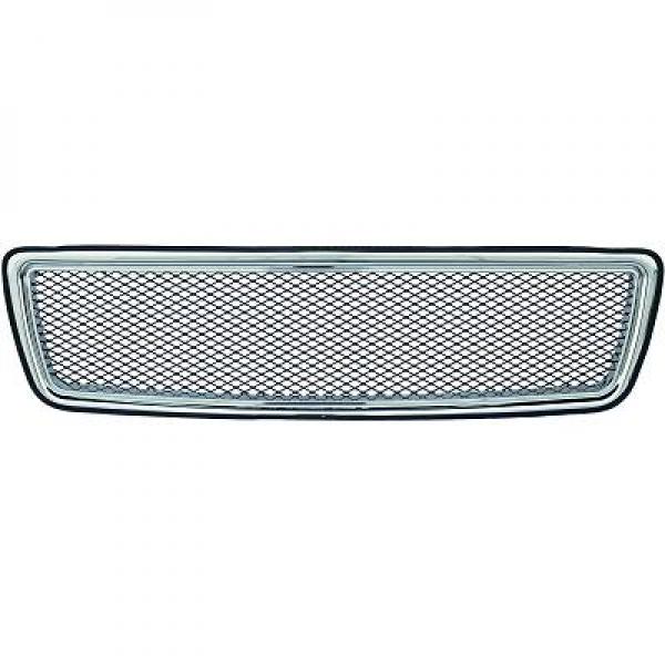 Grille de calandre, chromée, modèle nid d'abeille