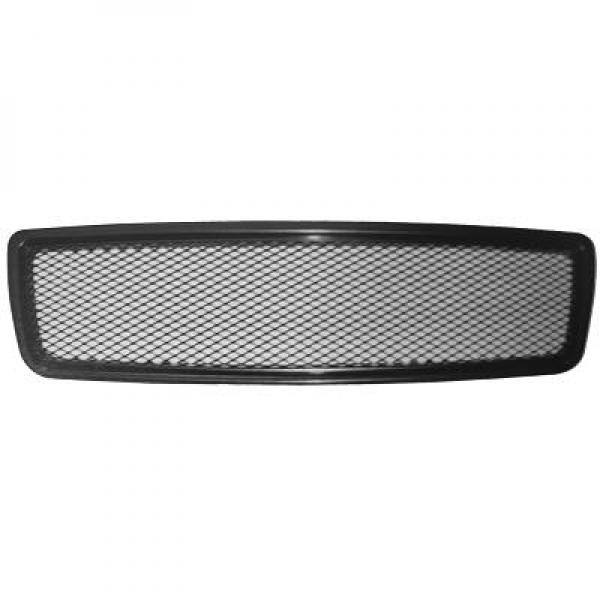 Grille de calandre, noire, modèle nid d'abeille