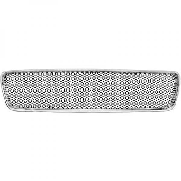 Grille de calandre, chromée, modèle nid d'abeille