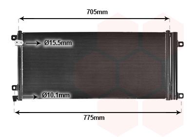 Condenseur avec bouteille 1.0/1.5 vtec