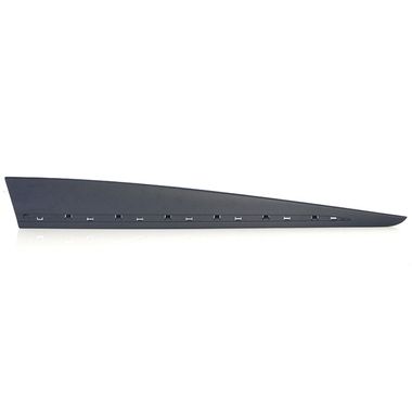Moulure de porte avant droit, grise, avec emplacement jonc chromé