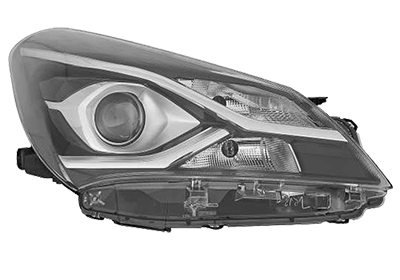 Phare avant droit, électrique, lampes HIR2/W21/WY21W
