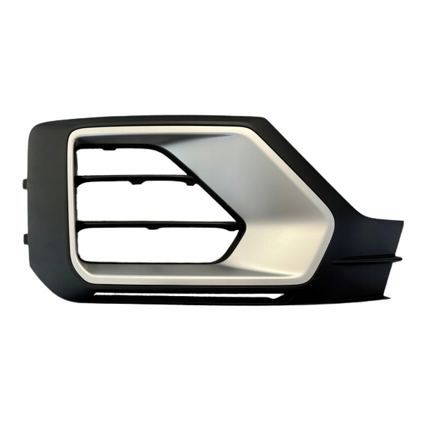 Grille de pare-chocs avant, droite, noir et chromée, sans radars, modèle sport