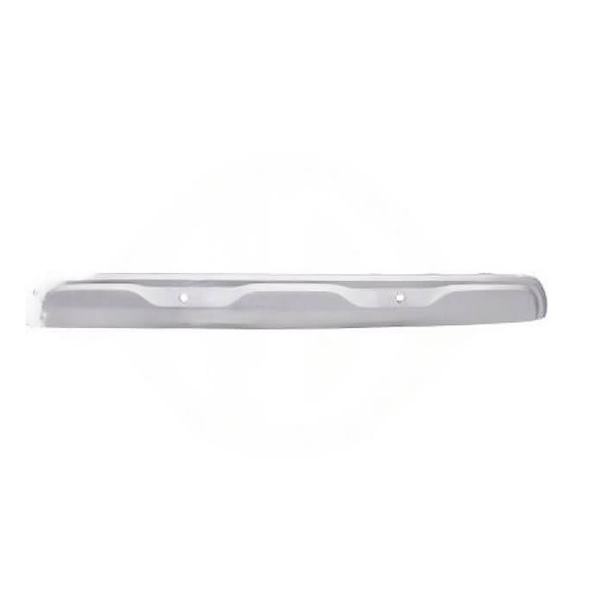 Spoiler de pare-chocs arrière, chrome/argent, sans découpe pour l'échappement, avec emplacement radars