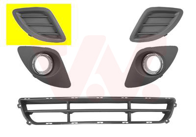 Grille de pare-chocs avant droit, sans emplacement antibrouillard