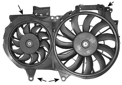 Cadre avec double ventilateur, modèle 1.8