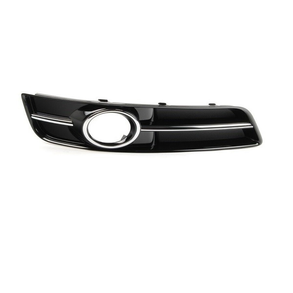 Grille de pare-chocs avant droite, noire brillante, avec emplacement antibrouillard