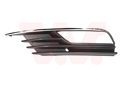 Grille de pare-chocs avant gauche, avec emplacement antibrouillard, avec moulure chromée, modèle 4 portes et cabriolet