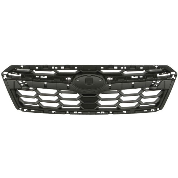Grille de calandre, noire, avec emplacement moulure