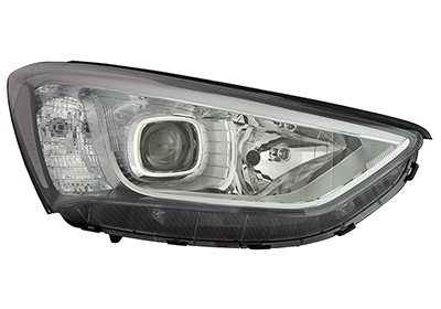 Phare avant droit, électrique, led, lampes D3S+H7