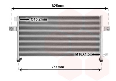 Condenseur sans bouteille -03 2.4i 680x325x17