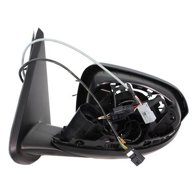 Rétroviseur gauche, à peindre, électrique, chauffant, sans glace, sans coquille, avec emplacement éclairage au sol