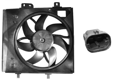 Cadre avec hélice et moteur ventilateur