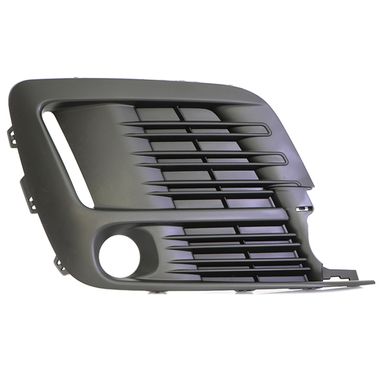 Grille de pare-chocs avant droite, noire, avec emplacement antibrouillard, avec emplacement détecteur d'angle mort
