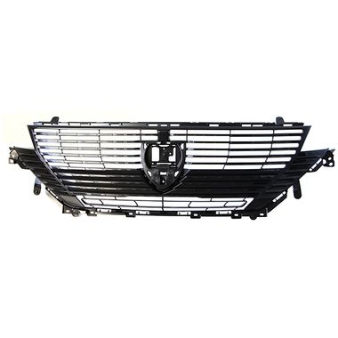 Grille de calandre, noire, sans emplacements radars