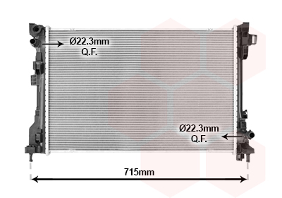 Radiateur 610x396x26
