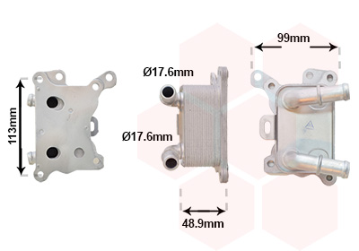 Radiateur d'huile pour moteur 1.0 tce