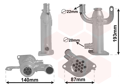 Radiateur Egr (Gaz Echap)