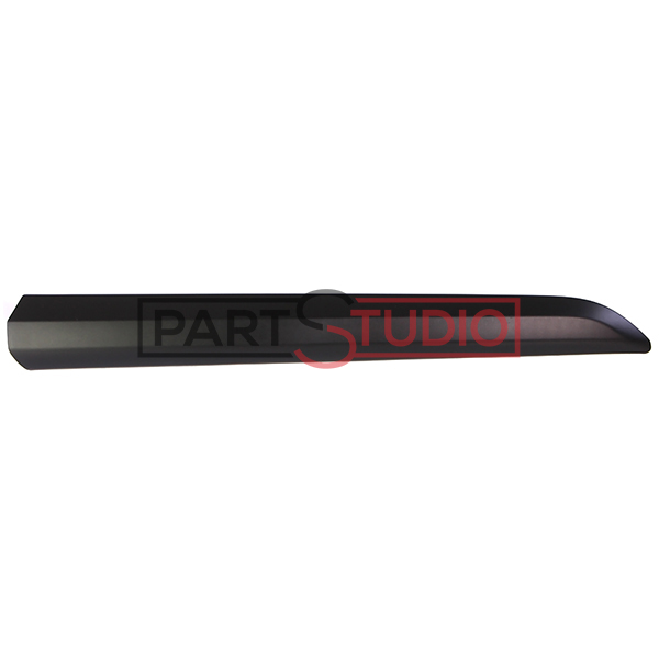 Moulure de porte avant droite, noire