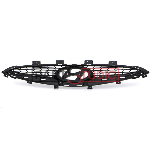 Grille de calandre, noire, sans moulure chromée
