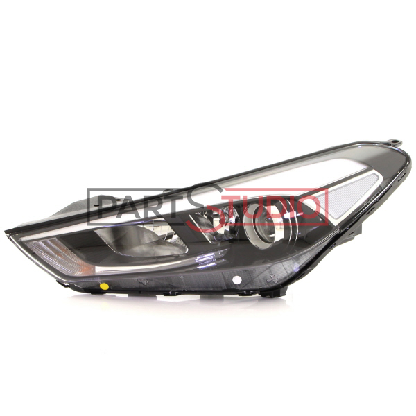 Phare avant gauche, électrique, lampes h7+h7