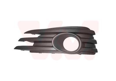 Grille de pare-chocs avant, gauche,  forme rond, avec emplacement antibrouillard