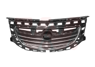 Grille de calandre, noire/chromée