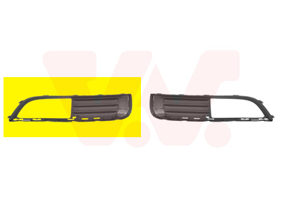 Grille de pare-chocs avant, droite, avec emplacement antibrouillard