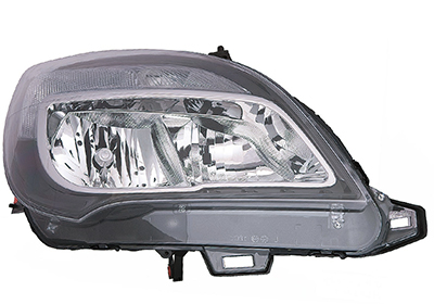 Phare avant droit, lampes h7+h1