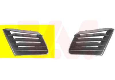Grille de pare-chocs avant droit, sans emplacement antibrouillard
