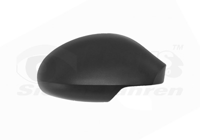 Coquille de rétroviseur gauche, noire