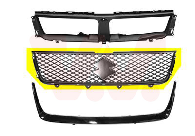 Grille de calandre, noire