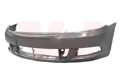 Pare-chocs avant, a peindre, sans emplacements radars, avec option lave-phare